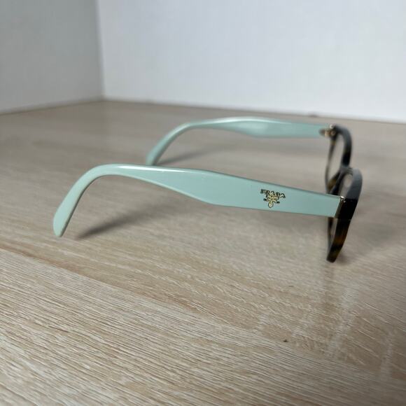 Prada VPR18T 2AU-1O1 Eyeglasses Brown Blue Frames 53-16-140 Made in Italy - Picture 10 of 10